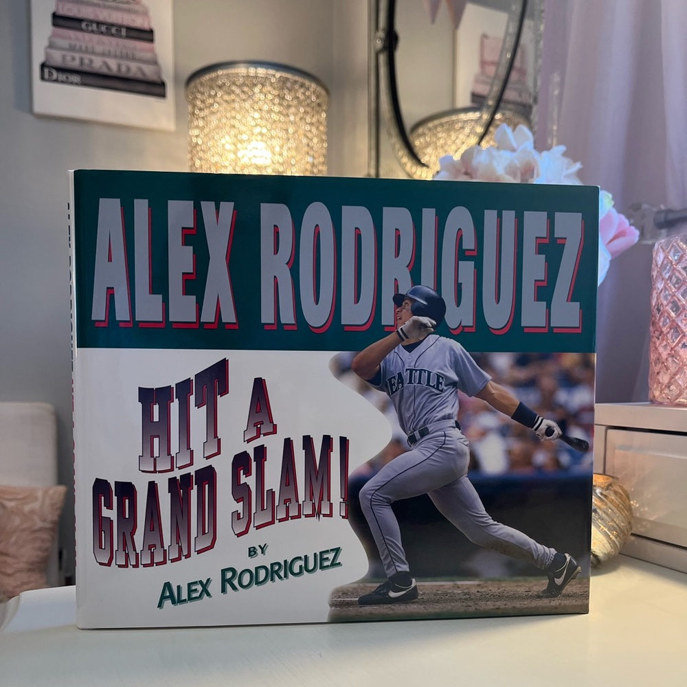 ⚾️🧢1998 Signed Alex Rodriquez “Hit a Grand Slam” (Positively for Kids) Book
